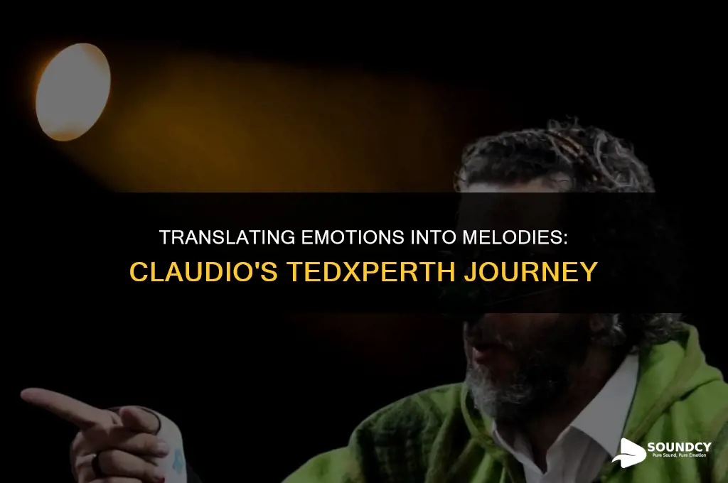how to translate the feeling into sound claudio tedxperth
