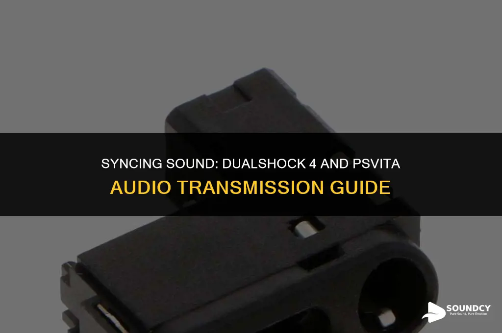 how to transmit sound to dual shock 4 pstv