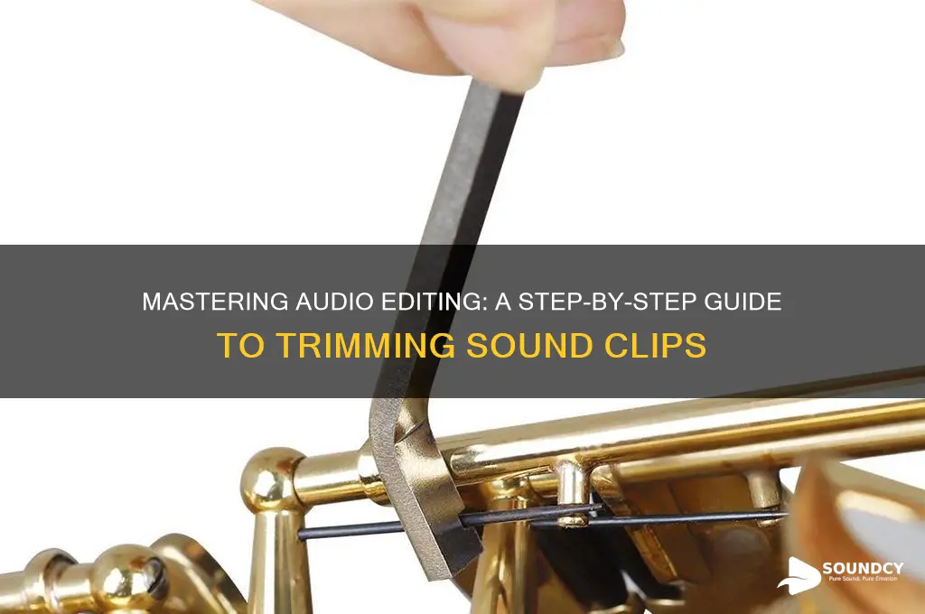 how to trim sound clips