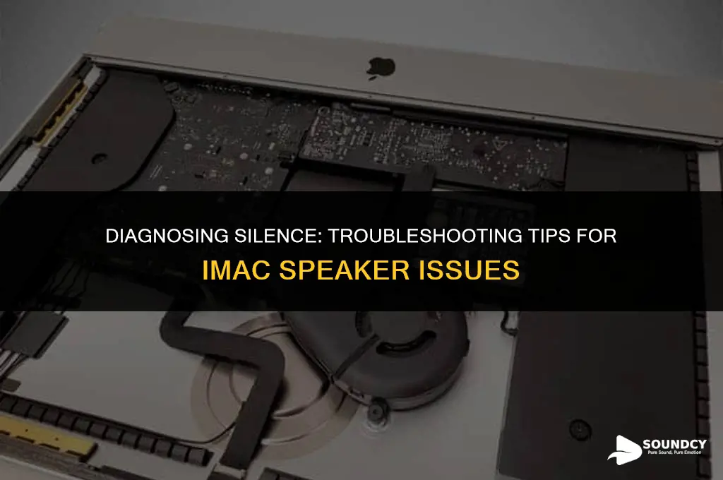 how to troubleshoot no sound coming from imac speakers