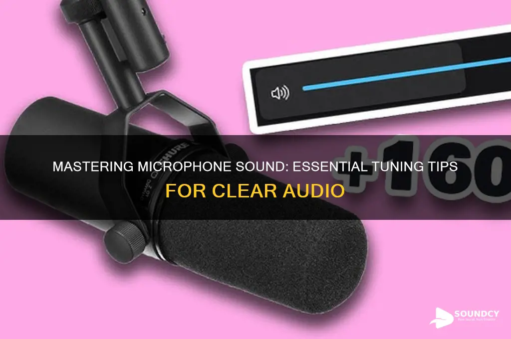 how to tune microophone sound