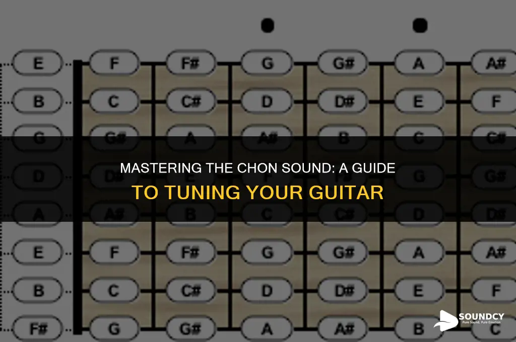 how to tune your guitar to sound like chon