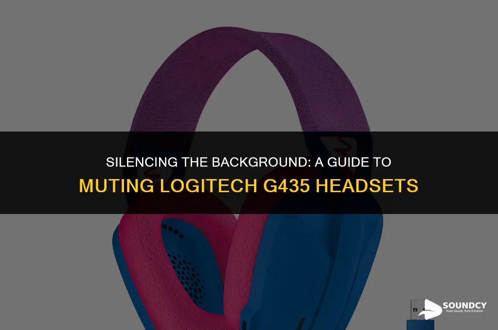 how to turjn off sound background on logetech g435