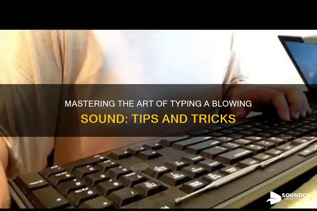how to type blowing sound