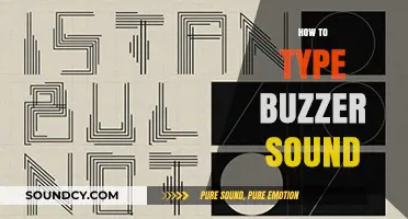 Mastering Buzzer Sound Typography: Tips and Tricks for Perfect Onomatopoeia