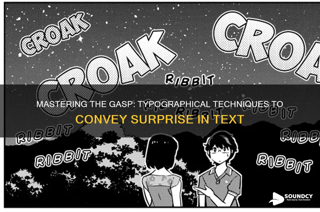 how to type gasp sound