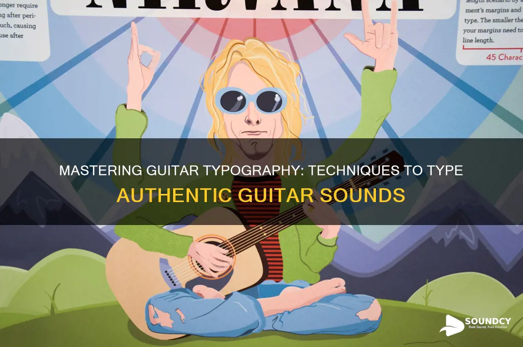 how to type guitar sounds