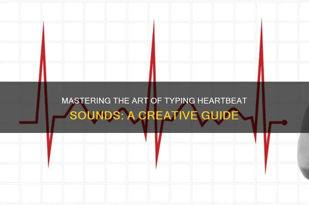 how to type heartbeat sound