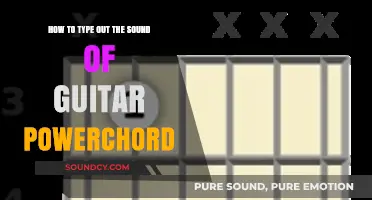 Strumming the Power: How to Type Out Guitar Power Chords