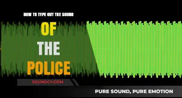 Echoes of Authority: Typing the Unmistakable Police Siren