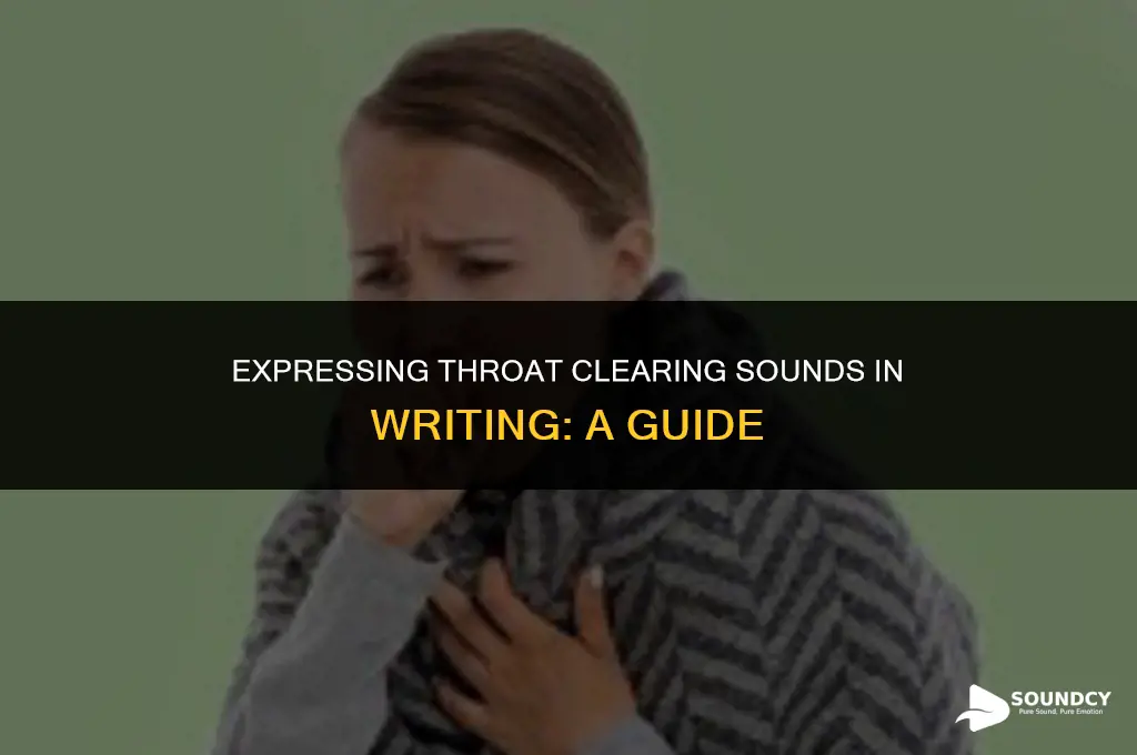 how to type the sound of clearing your throat