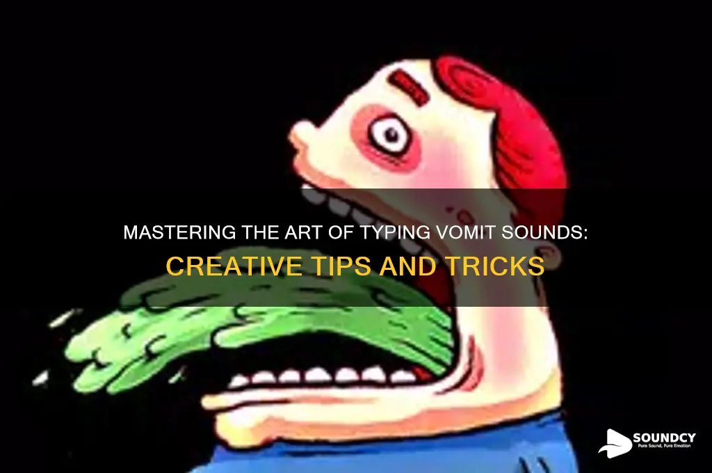 how to type vomit sound