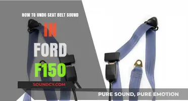 Silencing the Seat Belt Chime in Your Ford F-150: A Simple Guide