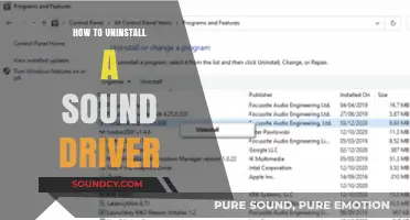 Uninstalling Sound Drivers: A Step-by-Step Guide