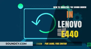 Uninstalling Sound Drivers on Lenovo E440: A Step-by-Step Guide