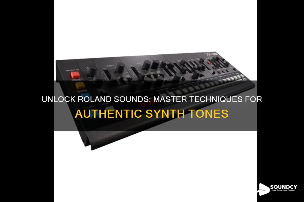 how to unlock roland sounds