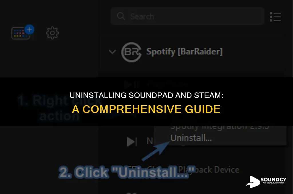 how to unstallinstall sound pad and all files steam