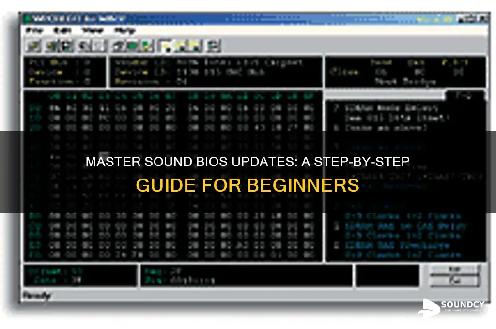 how to update sound bios
