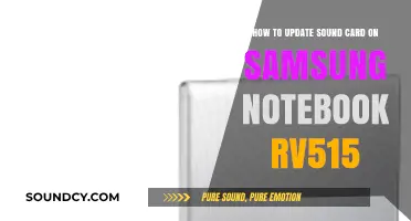 Effortlessly Update Your Samsung Notebook RV515 Sound Card