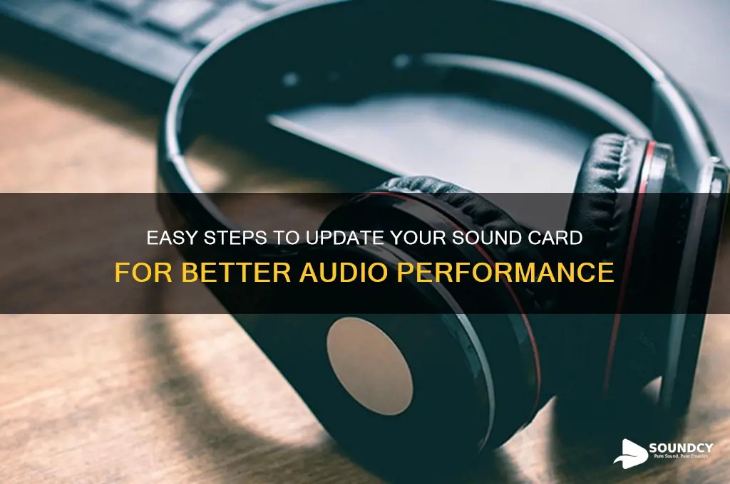 how to update sound card