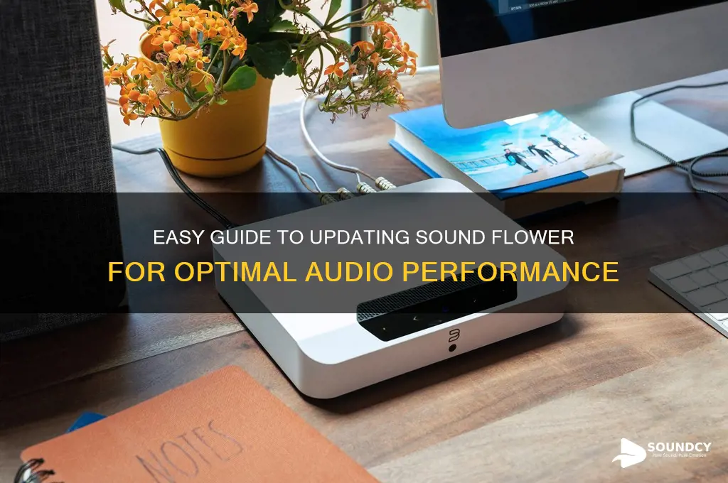 how to update sound flower