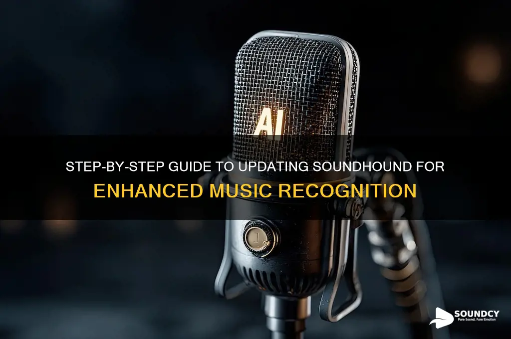 how to update sound hound