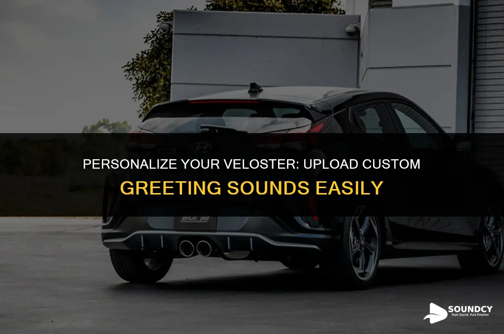 how to upload custom greeting sound in to veloster
