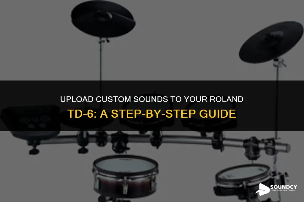 how to upload custom sounds to a roland td6