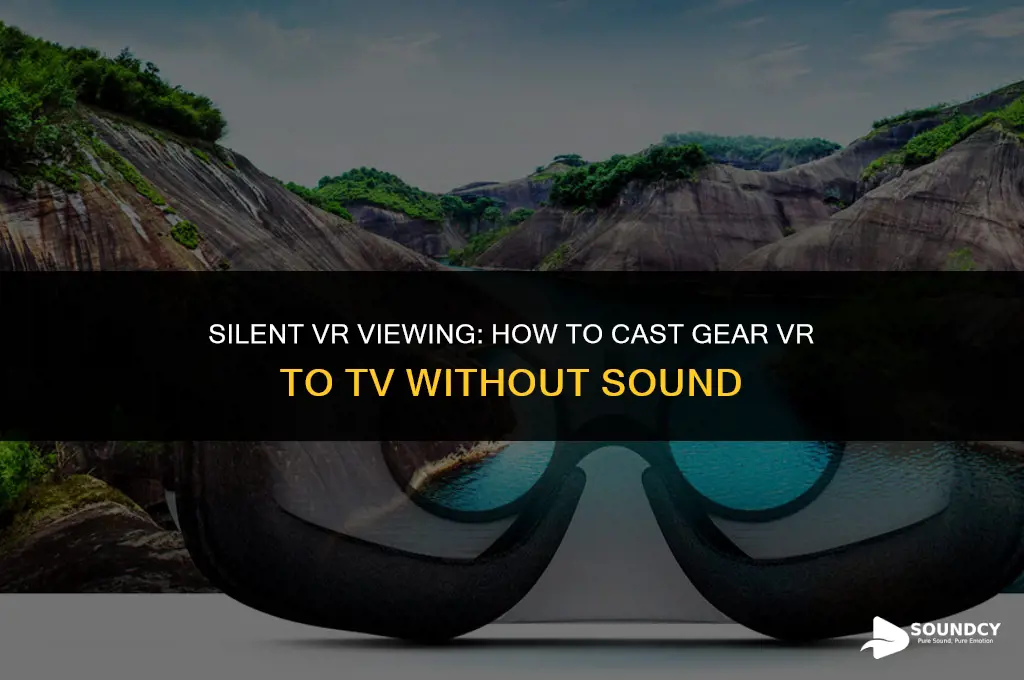 how to view gear vr on tv no sound