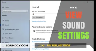 Mastering Audio: A Step-by-Step Guide to Accessing Sound Settings