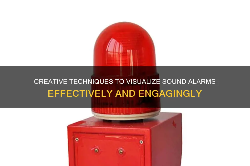 how to visualise sound alarm