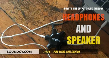 Dual Audio Output: Headphones and Speakers Simultaneously