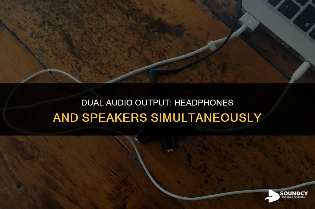how to vive output sound through headphones and speaker