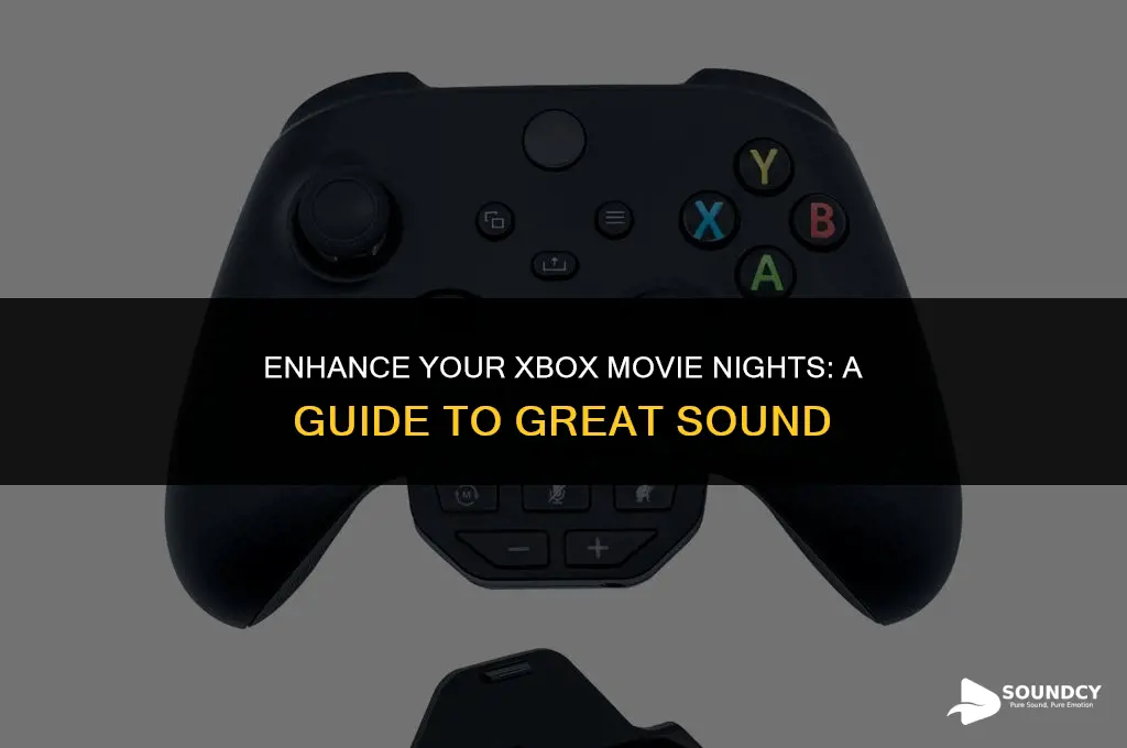 how to watch movies on xbox with great sound