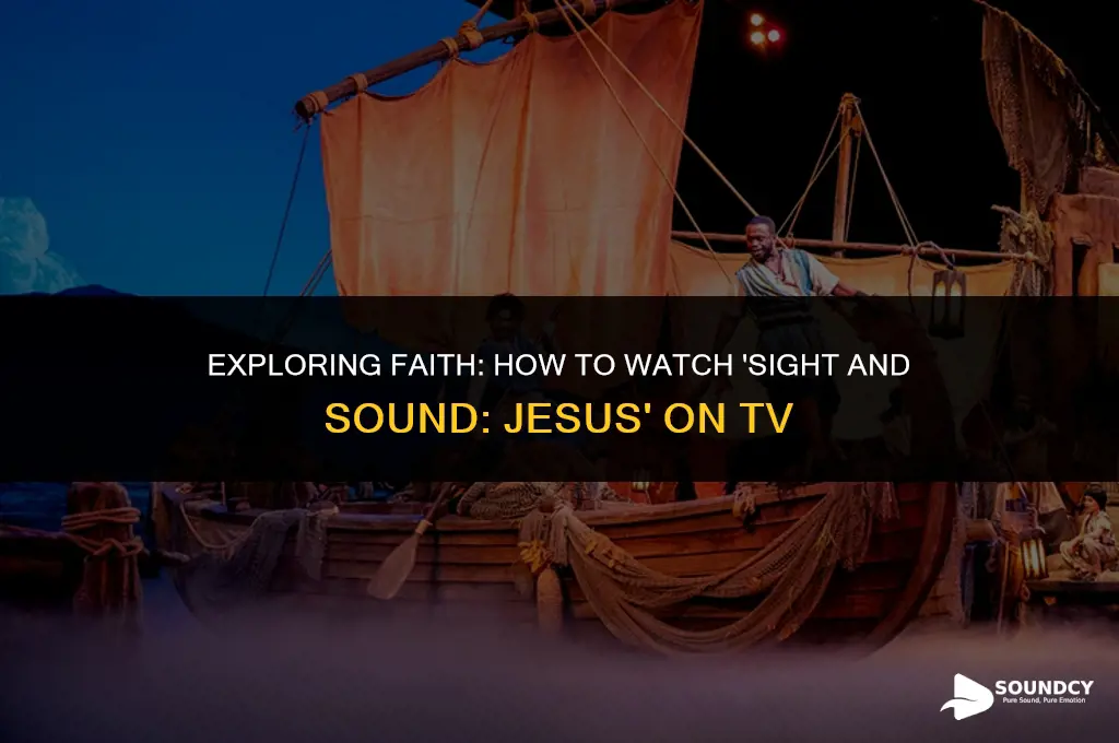how to watch sight and sound jesus on tv