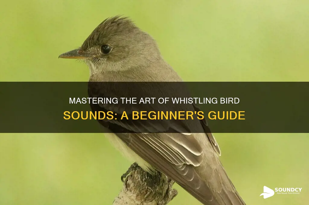 how to whistle bird sounds