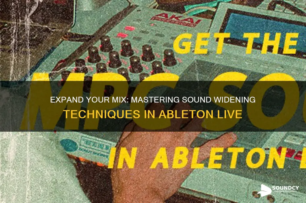 how to widen sound ableton