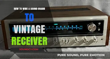 Connecting Classics: Wiring a Soundboard to a Vintage Receiver
