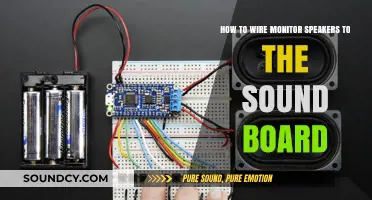 Connecting Monitor Speakers to Your Soundboard: A Step-by-Step Guide