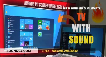 Effortless Entertainment: Wireless Laptop to TV Casting with Sound