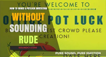 Crafting Polite Potluck Invites: A Guide to Gracious Gathering Requests