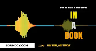 Capturing the Gasp: Techniques for Writing Sound in Fiction