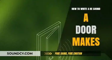 Exploring the Sonic Nuances: How to Write the Sound a Door Makes