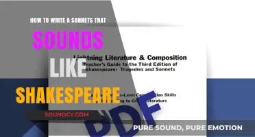 Crafting Shakespearean Sonnets: A Guide to Timeless Verse