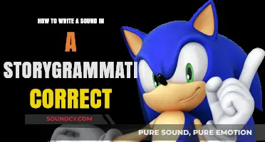 Crafting Sonic Imagery: A Guide to Writing Sounds in Stories