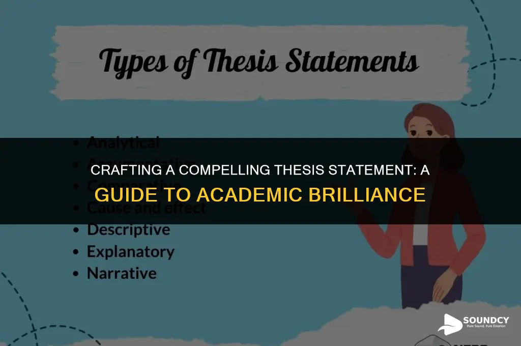 how to write a thesis statement that sounds intelligent