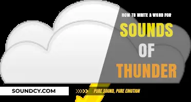 Capturing Thunder's Roar: A Guide to Onomatopoeic Words for Writers