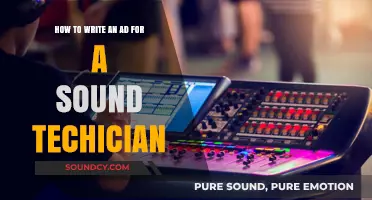 Crafting the Perfect Ad for Your Sound Technician Services