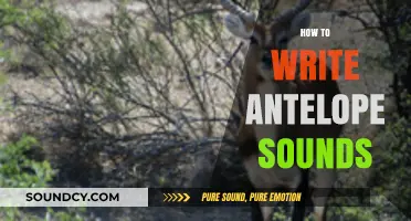 Mastering Antelope Sounds: Techniques for Writing Realistic Wildlife Audio