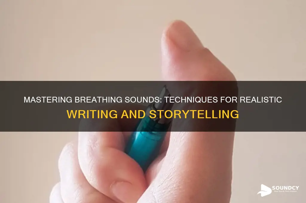 how to write breathing sounds